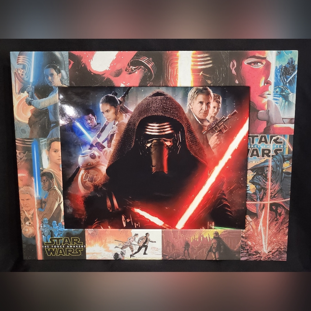 Star Wars Episode VII The Force Awakens Custom Matted Photo B
